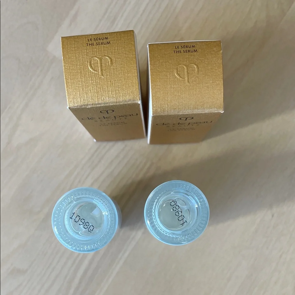 NIP Clé de Peau Cotton, Le Serum, Precious Gold Mask, Cosmetic Bag